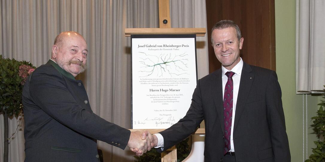 Verleihung des Josef Gabriel von Rheinberger Preis 2015 Verleihung des Josef Gabriel von Rheinberger Preis 2015