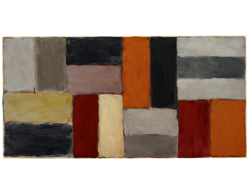 Sean Scully, Floating Red Wall, 2002160 x 320 cm