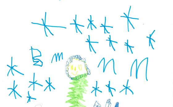 Einige Zeichnungen des Malwettbewerbs 2025