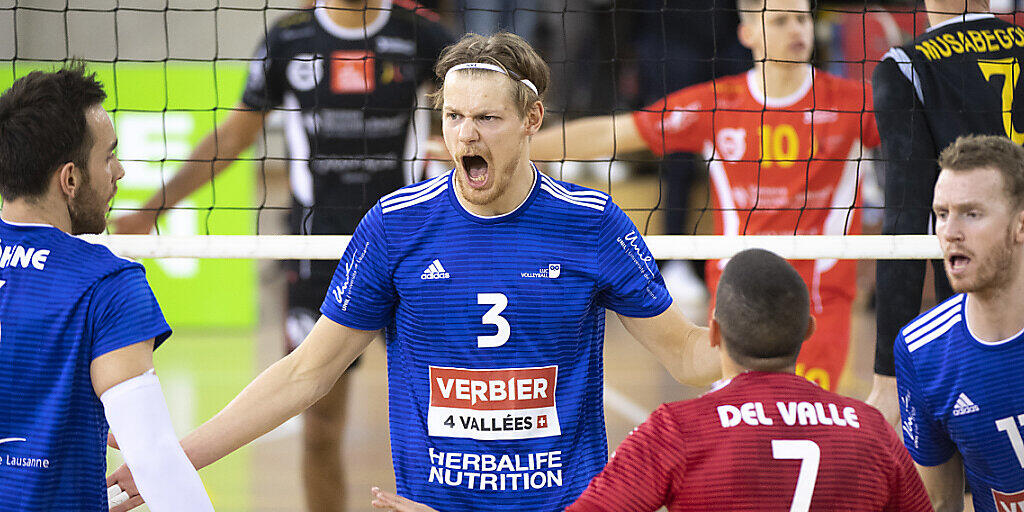 Der Meisterschaftsbetrieb im Schweizer Volleyball wird nach einem Unterbruch der NLA-Playoffs nicht wieder aufgenommen