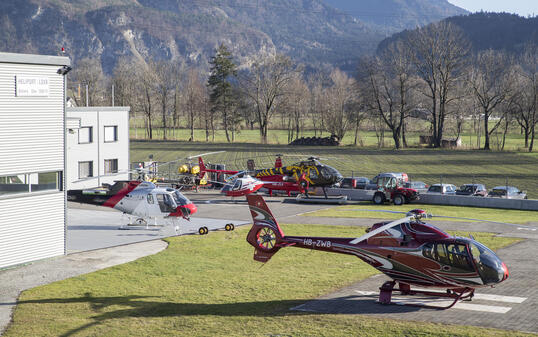 Helikopter-Platz Balzers