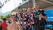 Eintracht Frankfurt Fans im Städtle Vaduz