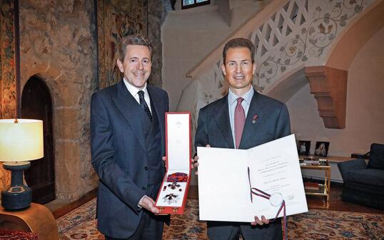 Besuch von Harald Mahrer, Pr&auml;sident Wirtschaftskammer &Ouml;sterrei