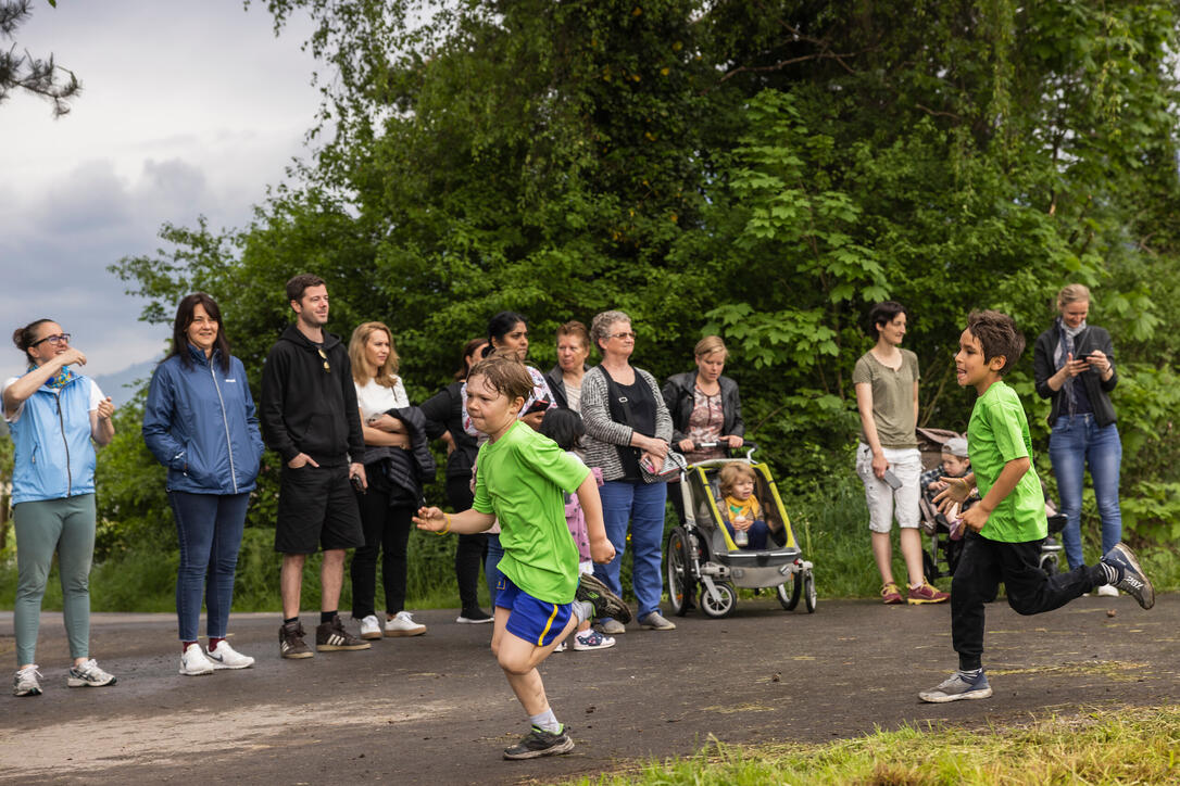 Sponsorenlauf der Primarschule Mauren