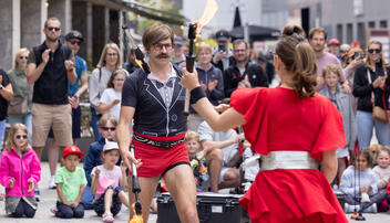 Buskers Strassenkunstfestival in Vaduz