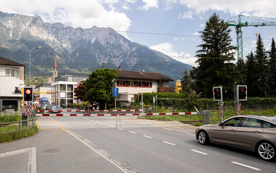 Bahnschranke, Schaan