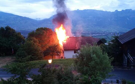 Brand in Planken