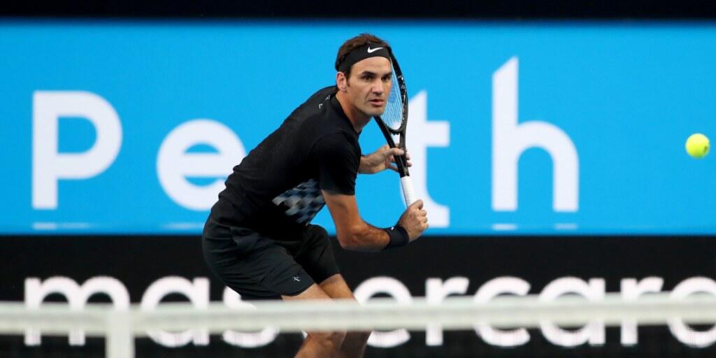 Roger Federer läuft es im ersten Spiel der neuen Saison wunschgemäss