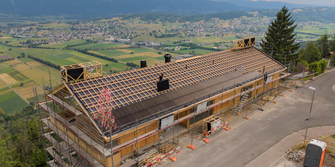 Baustelle Restaurant Saroja in Planken