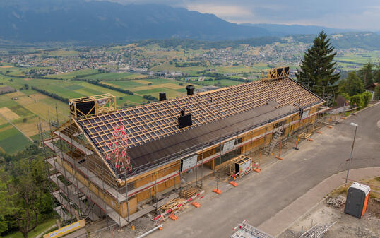 Baustelle Restaurant Saroja in Planken