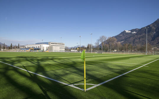 Fussballplatz in Schaan