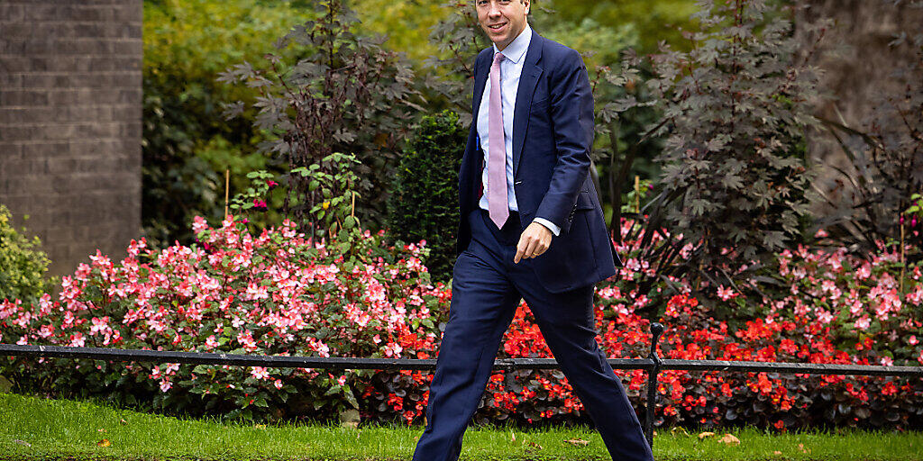 Großbritanniens Gesundheitsminister Matt Hancock. Foto: Aaron Chown/PA Wire/dpa Großbritanniens Gesundheitsminister Matt Hancock. Foto: Aaron Chown/PA Wire/dpa