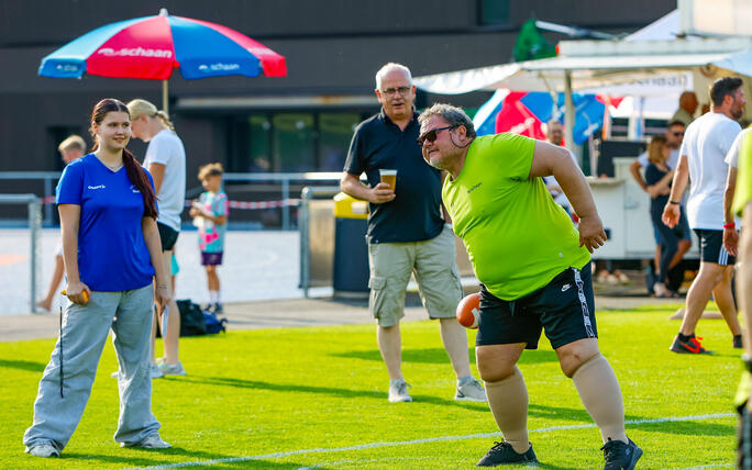 Liechtenstein Schaan Sportanlage Rheinwiese Schaaner Faescht