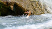 Trockener Alpenrhein