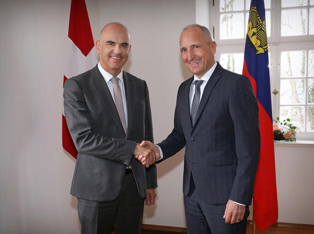 Besuch von Bundesrat Alain Berset, Vorsteher des Eidgenössische Besuch von Bundesrat Alain Berset, Vorsteher des Eidgenössische