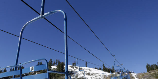 Unter der Dürre leiden auch die Skigebiete Kaliforniens