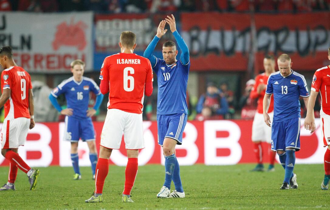 Fussball EM-Qualifikation: Oesterreich - Liechtenstein