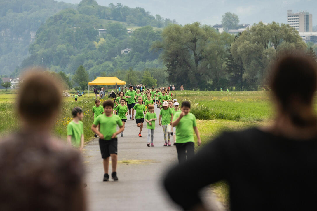 Sponsorenlauf der Primarschule Mauren