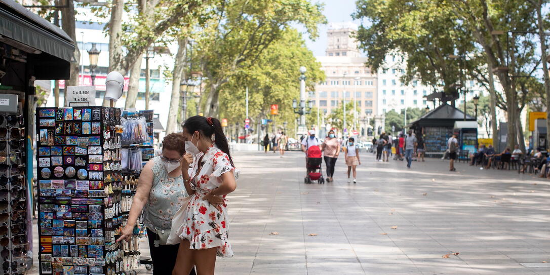 Tourism in Barcelona amid new coronavirus spikes