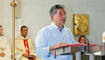 Dankesgottesdienst und Besichtigung des neuen neuen Glockenstuhles in der Theresienkirche in  Schaanwald
