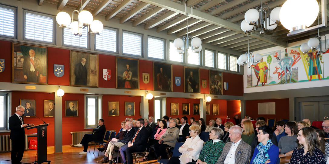 Verleihung Ehrenb&uuml;rgerrecht an Dr. Alois Ospelt, in Vaduz,