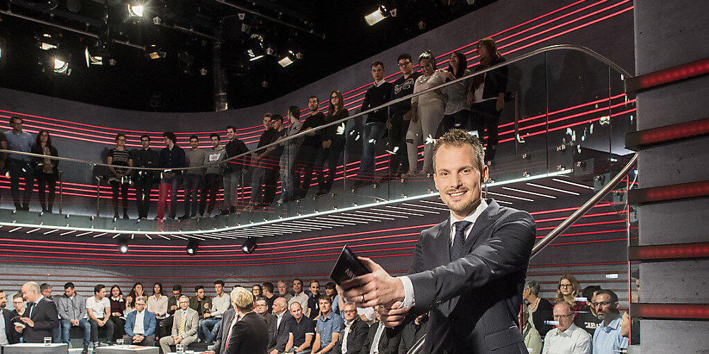 Bald nicht mehr Dompteur in der "Arena": Jonas Projer geht zu Ringier. (Archivbild)