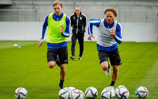 Liechtenstein Vaduz Fussball Nati Training Liechtenstein