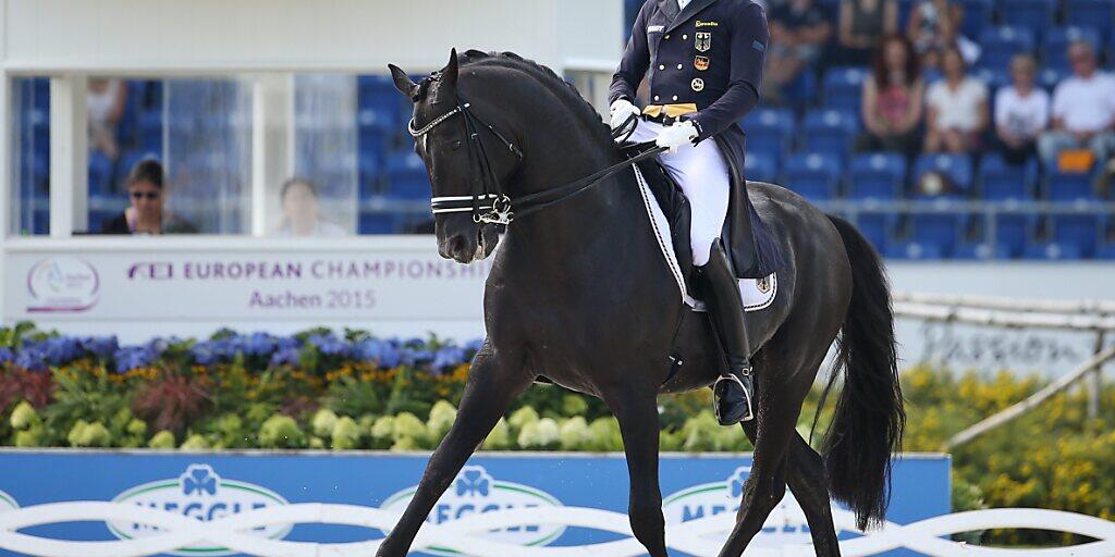 Matthias Alexander Rath mit Totilas bei der EM 2015 in Aachen