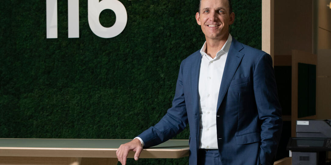 Interview LLB CEO Gabriel Brenna zum neuen Logo, Vaduz Interview LLB CEO Gabriel Brenna zum neuen Logo, Vaduz
