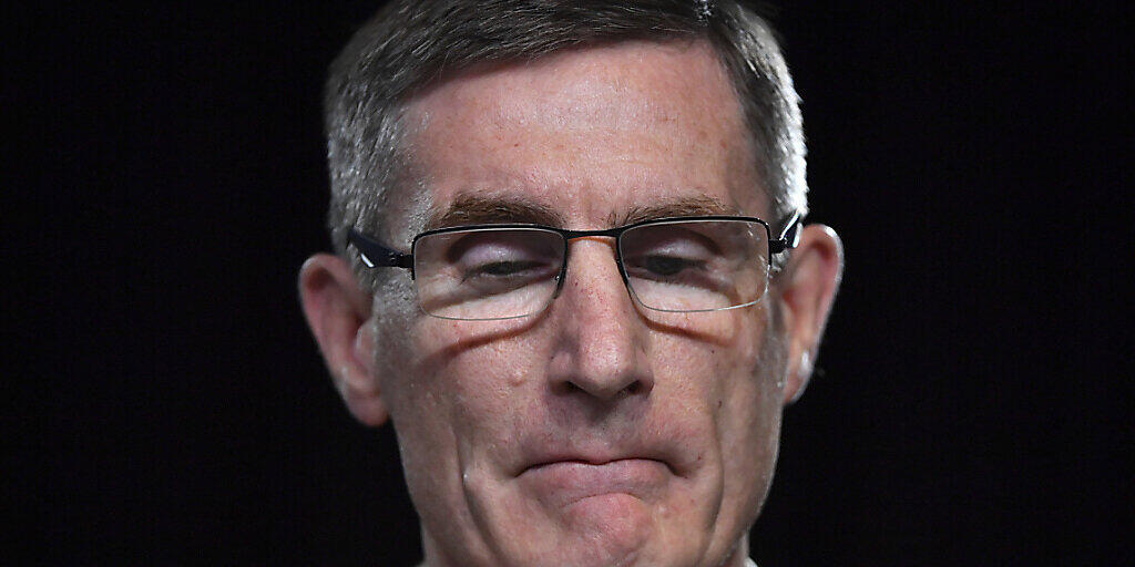 Angus Campbell, Chef der australischen Verteidigungsstreitkräfte, stellt den Untersuchungsbericht über den Afghanistan-Einsatz vor. Foto: Mick Tsikas/AAP Pool/AP/dpa
