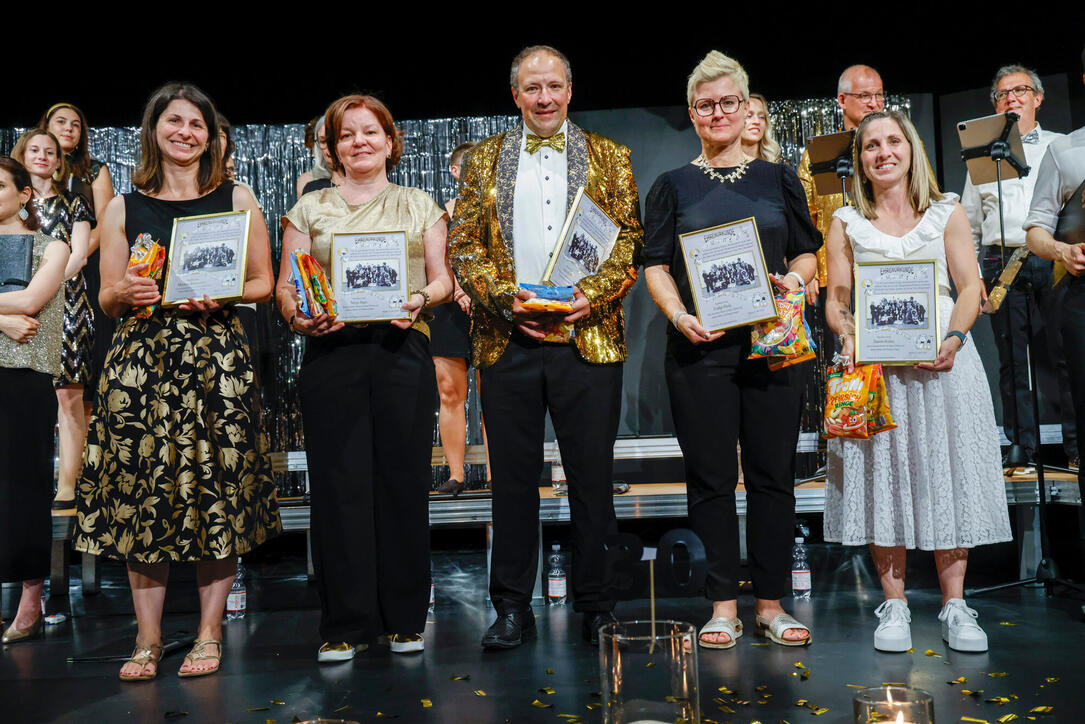 Jubil&auml;umskonzert des Young Unlimited Chors im Gemeindesaal von Mauren.