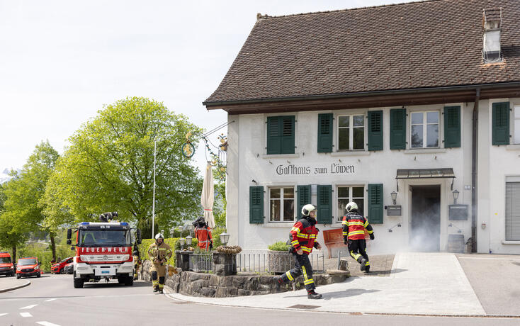 Feuerwehrübung, Bendern