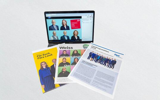 Landtagswahlen Parteien Broschüren