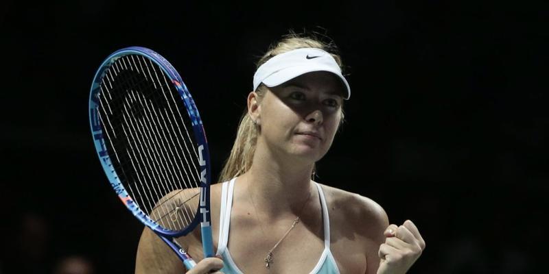 Nach langer Verletzungspause wieder top: Maria Scharapowa gewann an den WTA-Finals in Singapur alle drei Vorrunden-Spiele