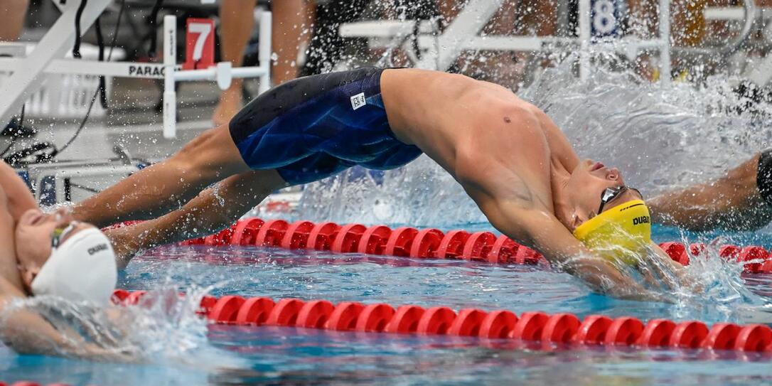 Rufus Bernhardt bei den Meisterschaften der Sunshine State Conference.