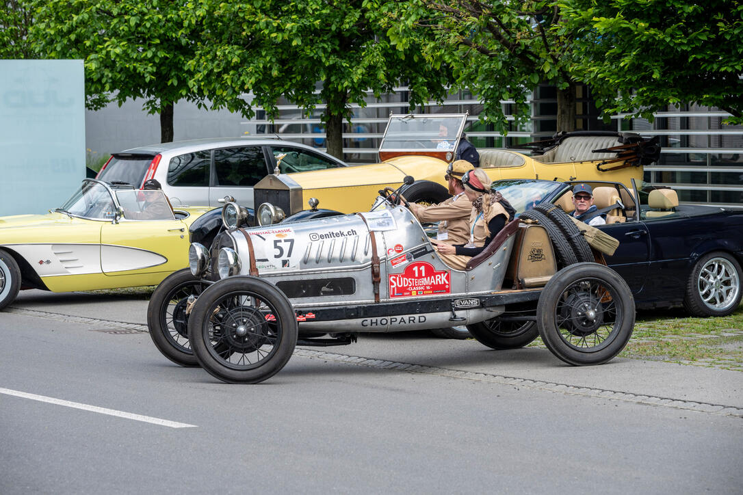 Oldtimer-4-L&auml;ndertreffen, in Ruggell (09.05.2026)