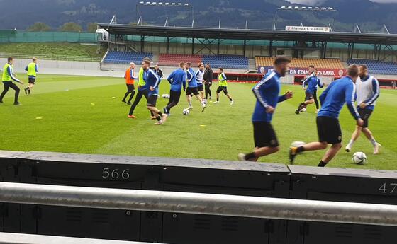 LFV-Abschlusstraining vor dem Spiel gegen Nordmazedonien (7. Oktober 2021)