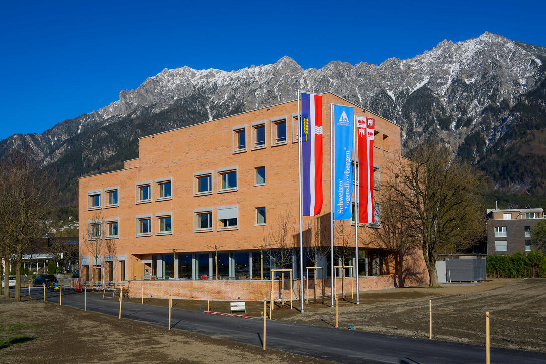 Liechtenstein Schaan Vaduz Neueroeffnung Jugendherberge