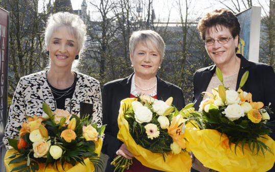 Von links: Carmen Walker Späh, Jacqueline Fehr und Silvia Steiner