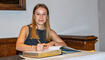 Eintragung in das Goldene Buch auf Schloss Vaduz (26.09.2025)