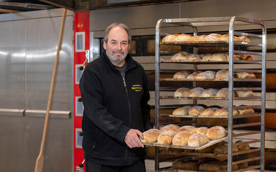 Interview Freitagsgespräch WR Dorfbäckerei Herrmann, Balzers