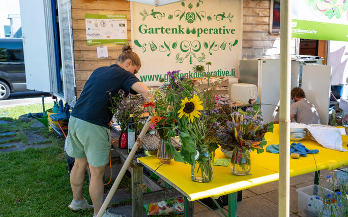 Jubiläumsfest 10-Jahre-Gartenkooperative, in Schaan