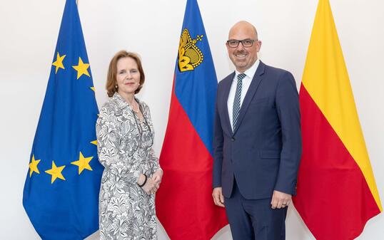Besuch O'Leary bei RC Daniel Risch, Vaduz