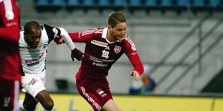 Nicolas Hasler erzielte das 1:0. Nicolas Hasler erzielte das 1:0.