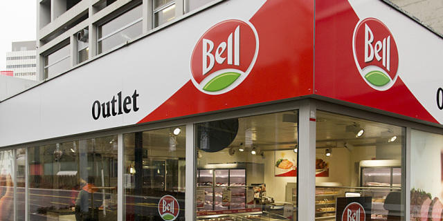 Outlet-Laden des Fleischverarbeiters Bell in Basel