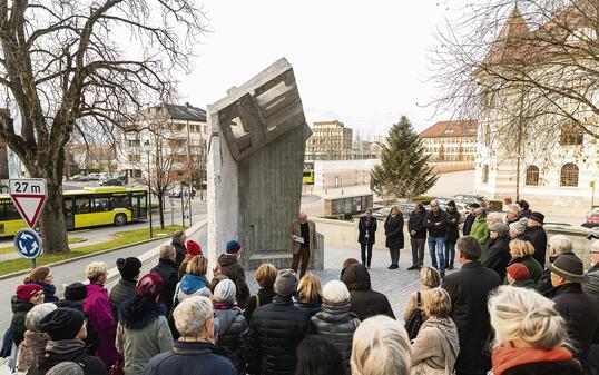 Ferdinand Nigg Denkmal in Vaduz