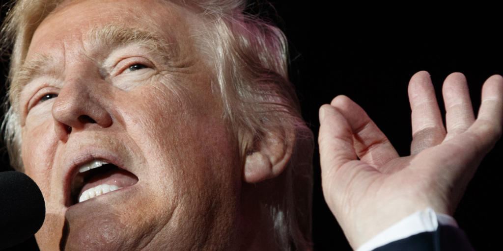 Rechtschreibung ist wohl keine Stärke Donald Trumps. (Archiv)