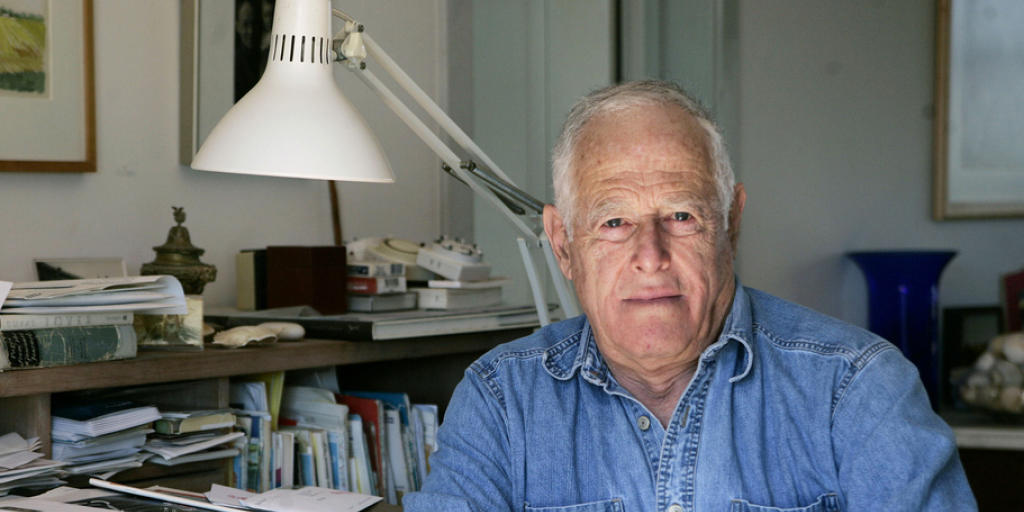 James Salter in seinem Haus im New Yorker Vorort Bridgehampton - Aufnahme von 2005