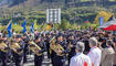Feierlichkeiten zum Jubiläum bei der alten Rheinbrücke Vaduz–Sevelen