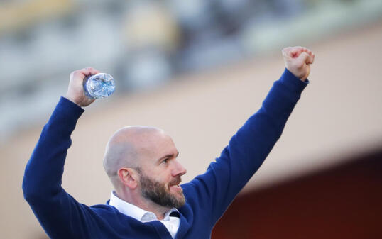 Der FC Vaduz mit Trainer Roland Vrabec setzte sich im Liechtensteiner Cupfinal erwartungsgemäss durch
